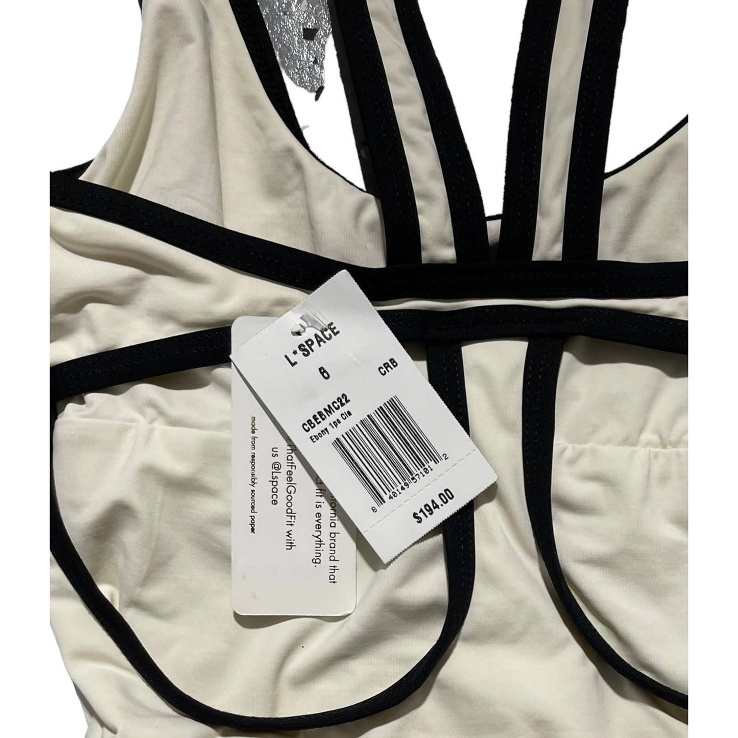 L*SPACE Ebony One Piece Swimsuit Bathing Suit Size 6 New - Premium from L*SPACE - Just $76.00! Shop now at Finds For You