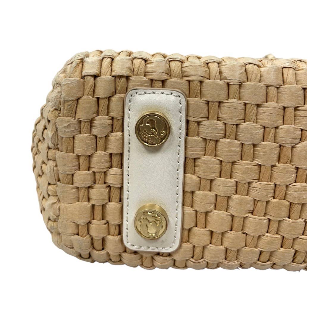 Spartina 446 Bamboo Moon Layla Woven Leather Shoulder Bag Handbag - Premium from Spartina 449 - Just $189.00! Shop now at Finds For You