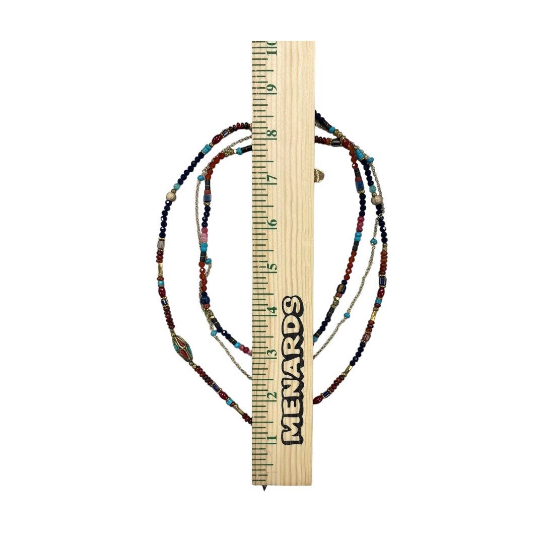 Free People Boho Multi Stand Evil Eye Necklace New - Premium from Free People - Just $65.0! Shop now at Finds For You