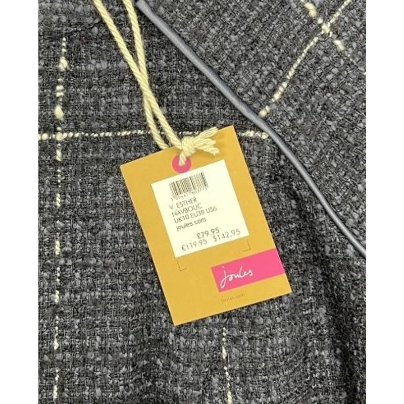 Joules Esther Boucle Dress Navy Size 6 New - Premium from Joules - Just $70.0! Shop now at Finds For You