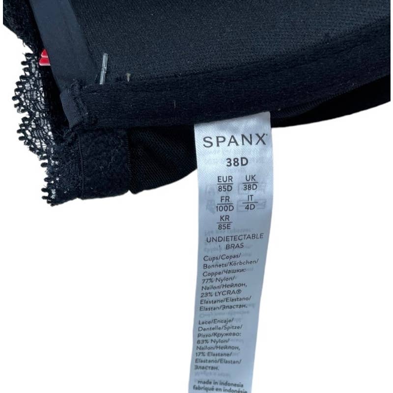 SPANX Undie-Detectable Lighly Lined Bra Size 38D Black New - Premium from Spanx - Just $42.0! Shop now at Finds For You