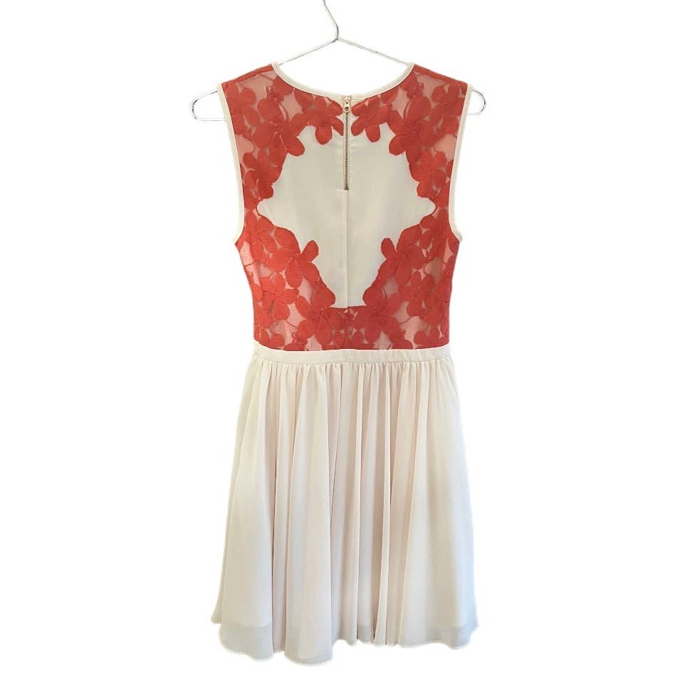 Ted Baker Vember Lace Chiffon Dress Size 1 Ted 4 US - Premium from Ted Baker - Just $149.0! Shop now at Finds For You
