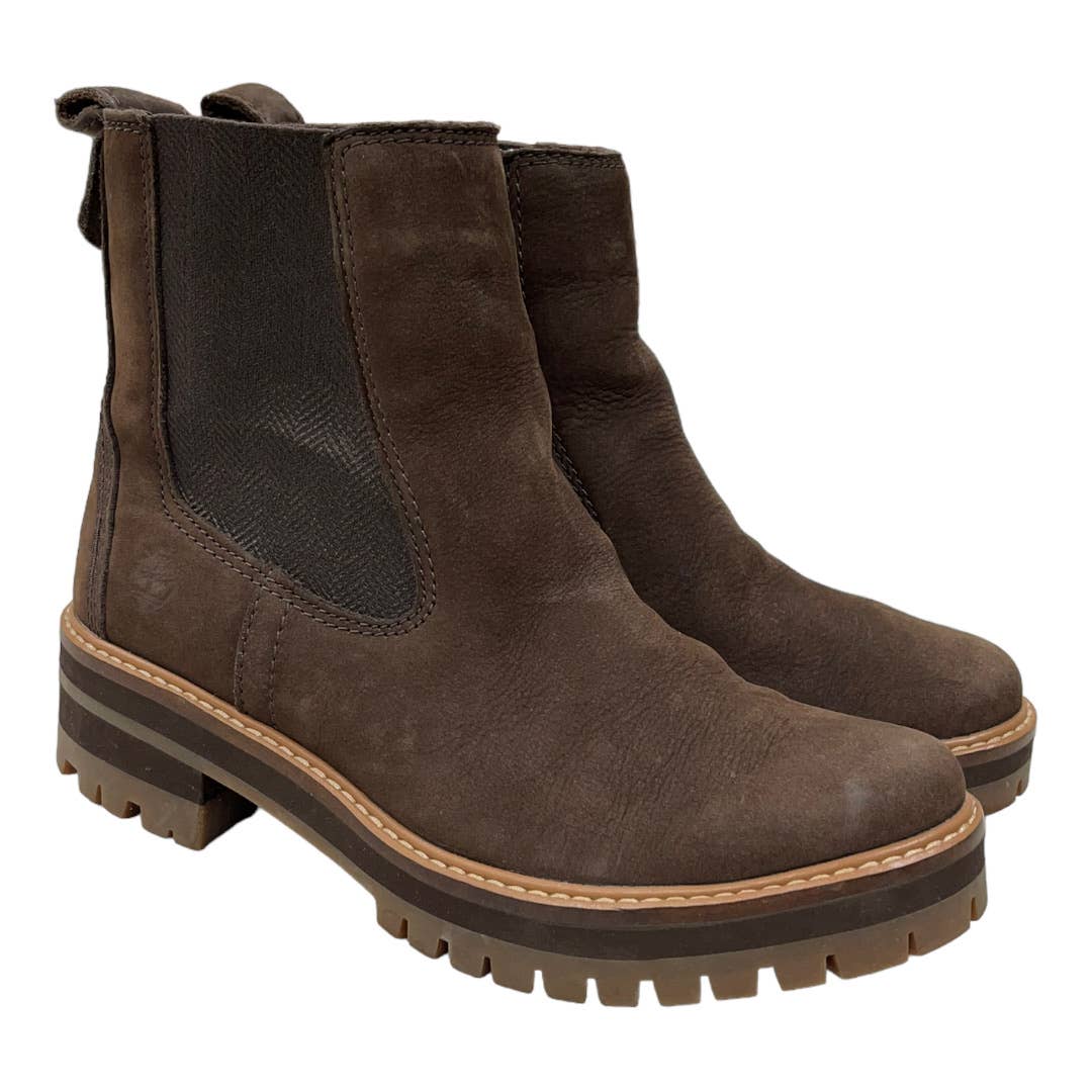 Timberland Courmayeur Valley Chelsea Boots Size 7 Brown - Premium from Timberland - Just $99.00! Shop now at Finds For You
