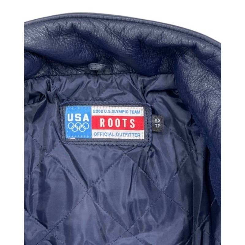 Vintage Roots 2002 USA Olympic Team Wool Leather Jacket Size XS New - Premium from Roots - Just $229.0! Shop now at Finds For You