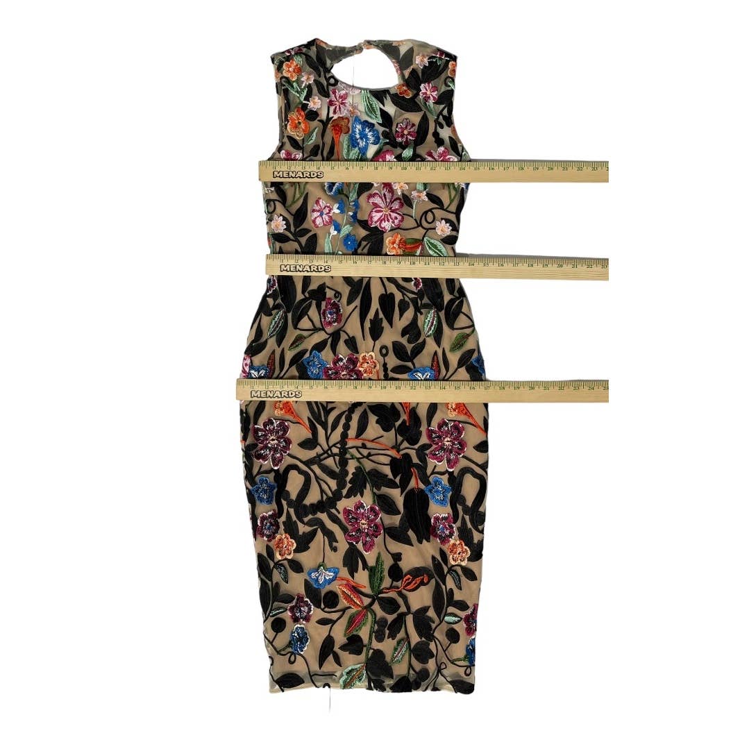 Dress The Population Holland Embroidered Floral Midi Dress Size Small New - Premium from Dress The Population - Just $229.0! Shop now at Finds For You