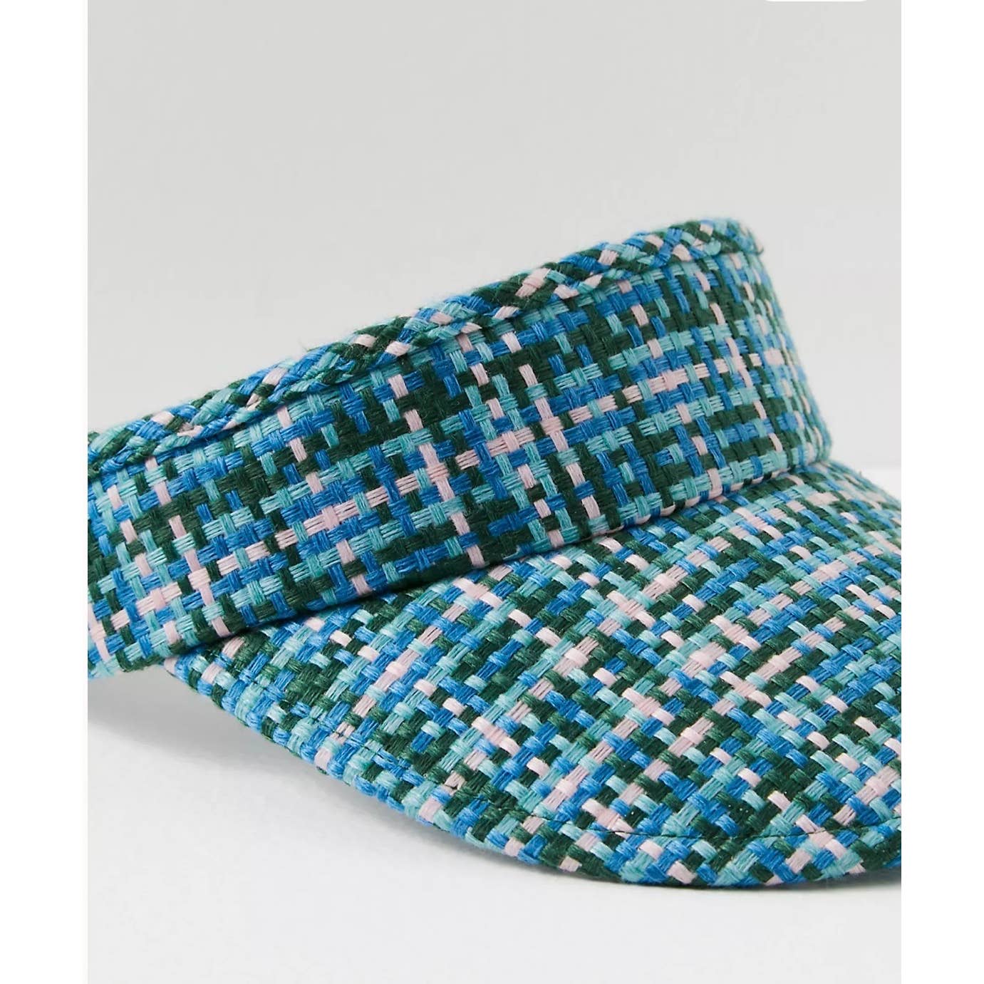 REVOLVE Lele Sadoughi Lawn Check Tweed Visor Preppy New - Premium from Revolve - Just $89.0! Shop now at Finds For You