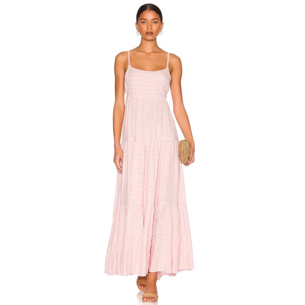 L*SPACE Revolve Santorini Maxi Dress Size XS Rose Quartz New Barbiecore - Premium from L*SPACE - Just $159.0! Shop now at Finds For You