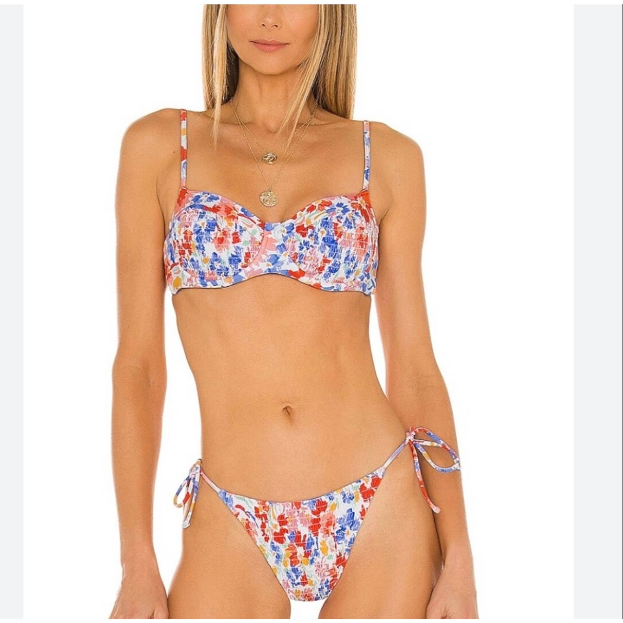 L*SPACE Revolve Set Forever Floral Marley Top Aubrey Barlette Bottoms S - Premium from L*SPACE - Just $129.00! Shop now at Finds For You