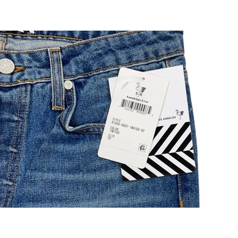 Free People x Sandrine Rose Distressed Straight Jeans Indigo Size 29 - Premium from Free People - Just $68.00! Shop now at Finds For You
