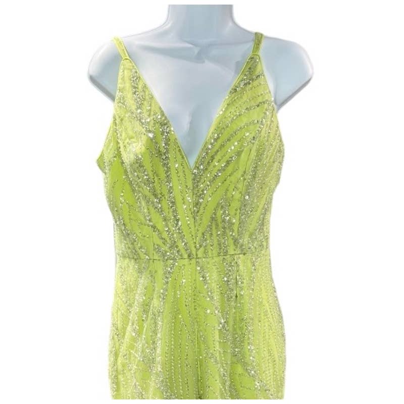 Dress The Population Black Label Charlie Deep V Neck Sequin Jumpsuit XS - Premium from Dress The Population - Just $199.00! Shop now at Finds For You