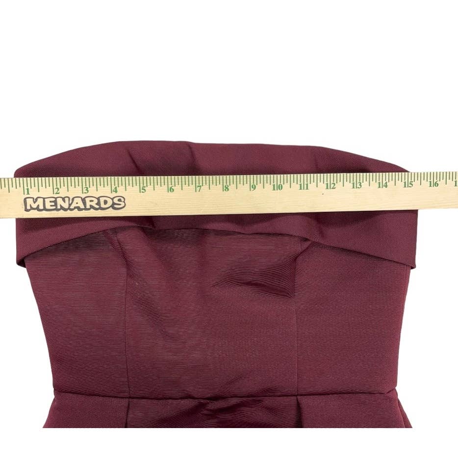 Anthropologie Amsale Russo Midi Dress Formal Party Size 6 New Burgundy - Premium from Anthropologie - Just $219.00! Shop now at Finds For You