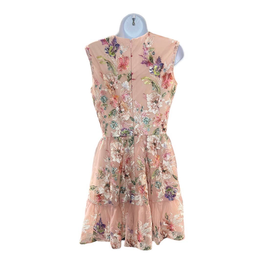 New S Size Barbiecore Dress The Population Samantha Embroidered Ruffle - Premium from Dress The Population - Just $149! Shop now at Finds For You