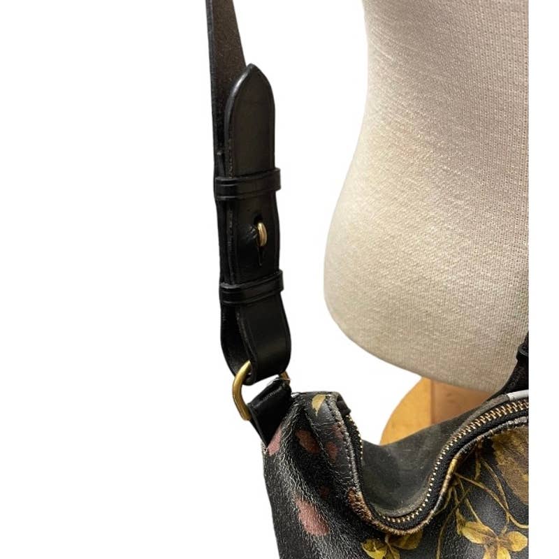 Kempton & Co Dylan Holdall Handbag Purse Harris Tweed Camo Black Peony - Premium from Kempton & Co. - Just $399.00! Shop now at Finds For You