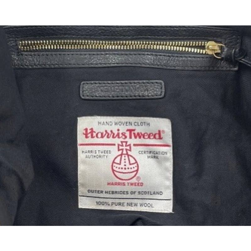 Kempton & Co Dylan Holdall Handbag Purse Harris Tweed Camo Black Peony - Premium from Kempton & Co. - Just $399.0! Shop now at Finds For You