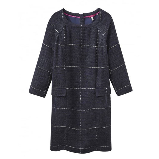 Joules Esther Boucle Dress Navy Size 6 New - Premium  from Joules - Just $70.0! Shop now at Finds For You