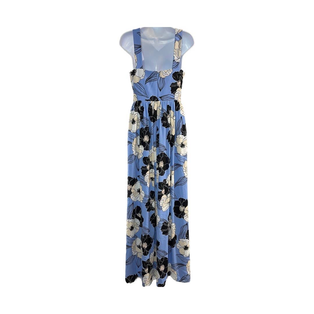 Dress The Population Rose Floral Maxi Dress Gown Size S Blue - Premium from Dress The Population - Just $189.0! Shop now at Finds For You