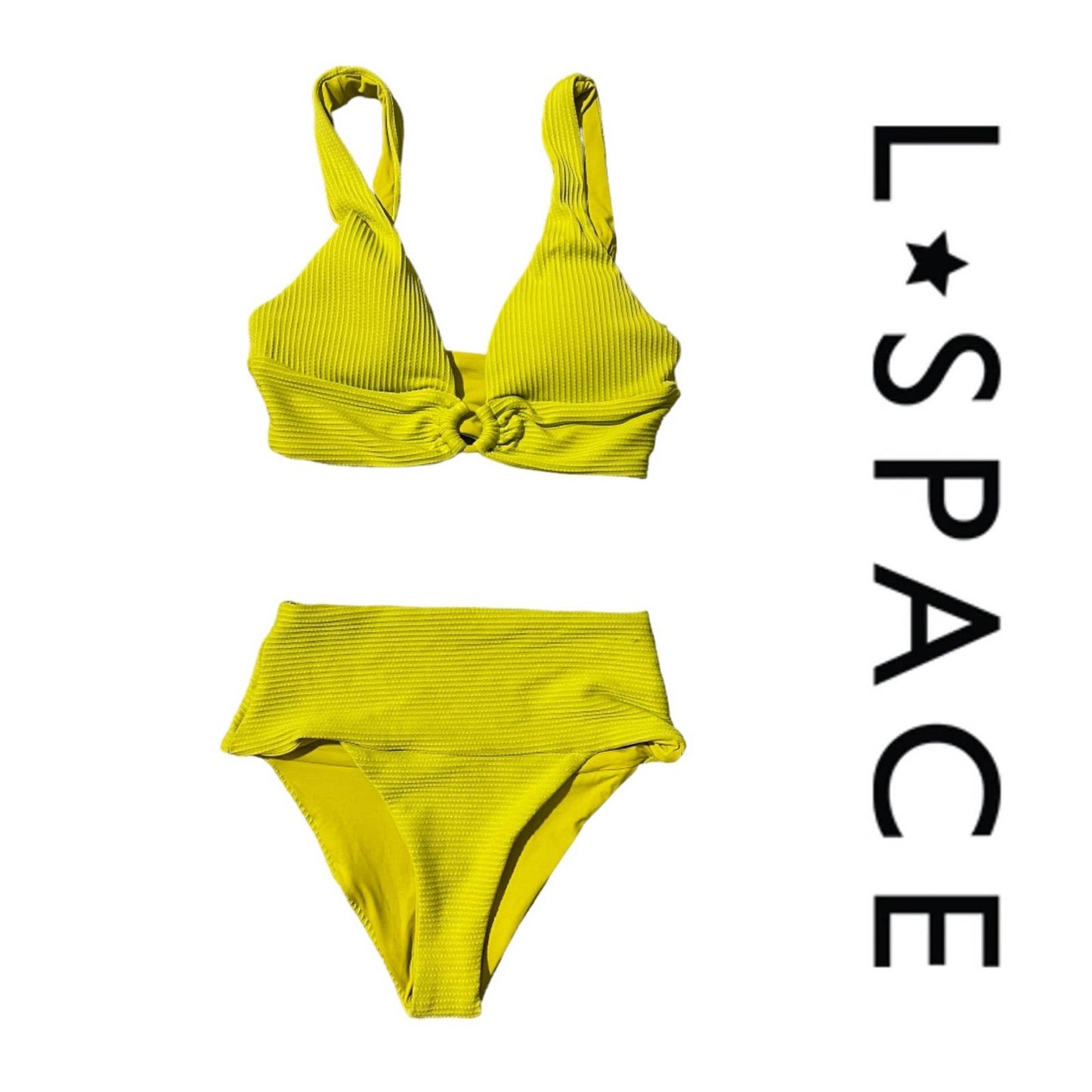 L*SPACE Revolve Fisher Bikini Top Desi Clasdic Bikini Bottom S New - Premium from L*SPACE - Just $76.00! Shop now at Finds For You