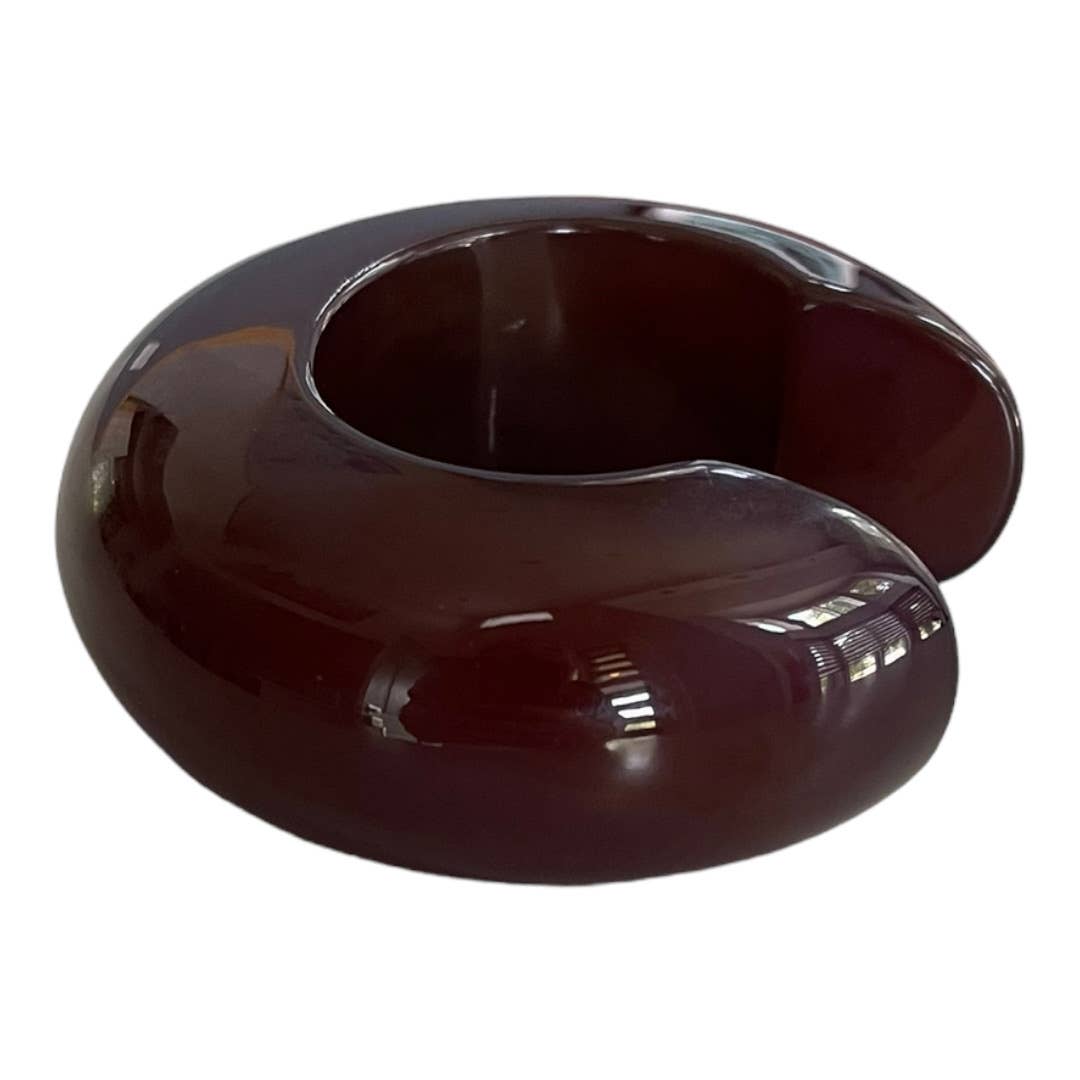 Lizzie Fortunato Arc Resin Statement Cuff Bracelet Brown - Premium from Lizzie Fortunato - Just $125.0! Shop now at Finds For You