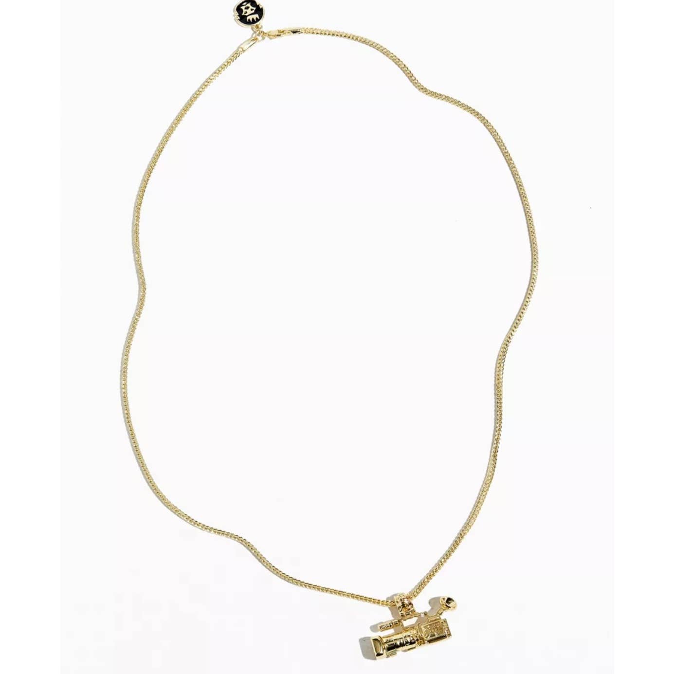 King Ice Urban Outfitters UO Camcorder Necklace Gold New - Premium from King Ice - Just $129.00! Shop now at Finds For You