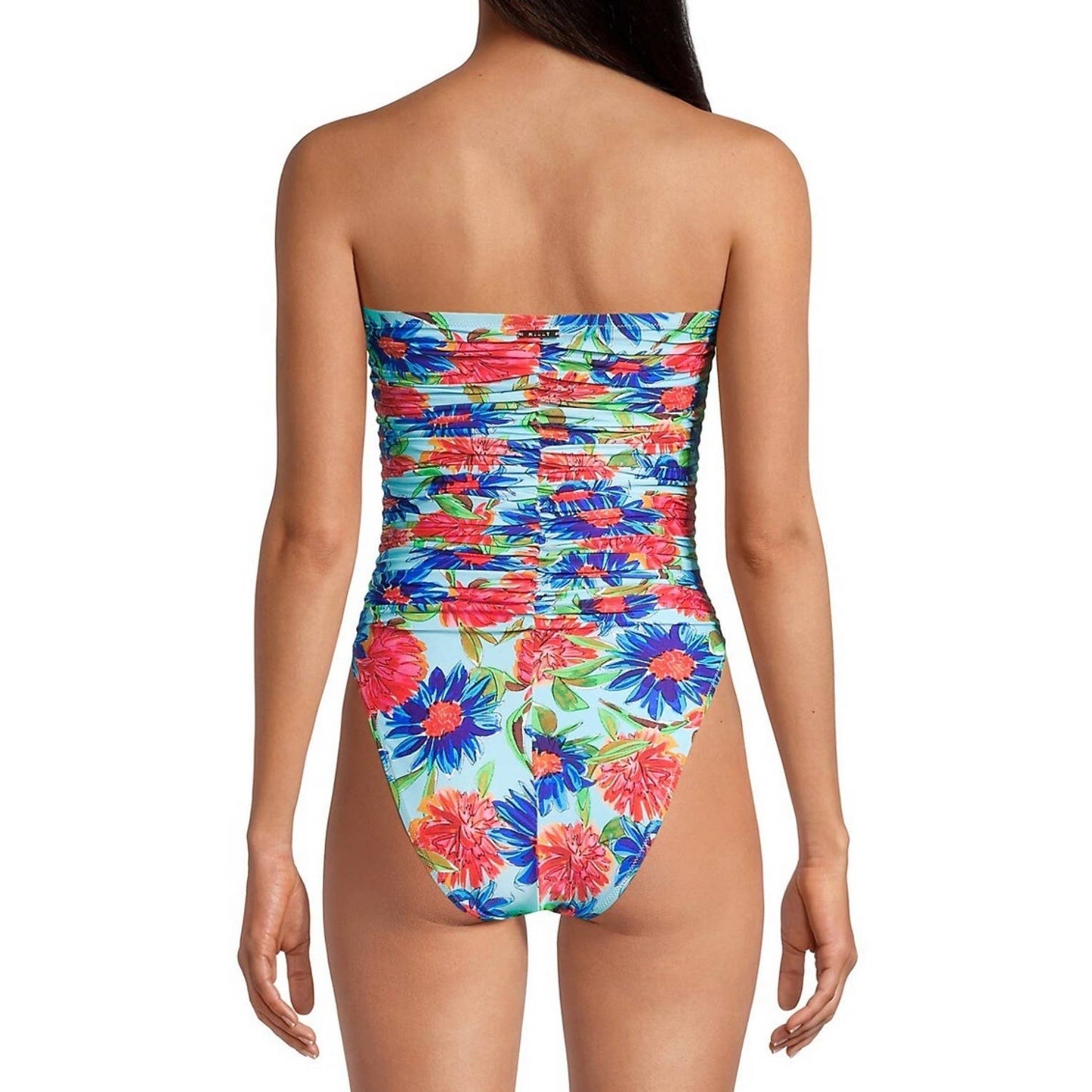 Milly Cabana Dahlia Floral Ruched One Piece Swimsuit S New - Premium from Milly - Just $99! Shop now at Finds For You