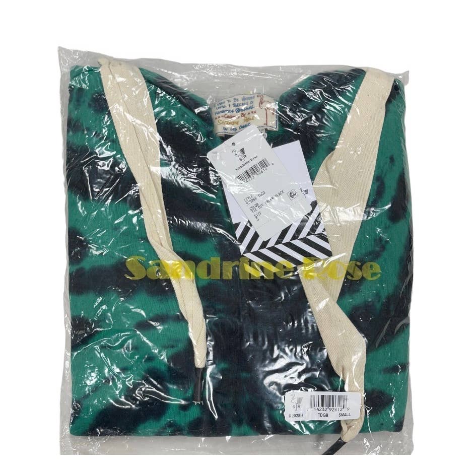 Free People x Sandrine Rose Tie Dye Oversized Hoodie Size Small Black Green - Premium from Free People - Just $68.00! Shop now at Finds For You
