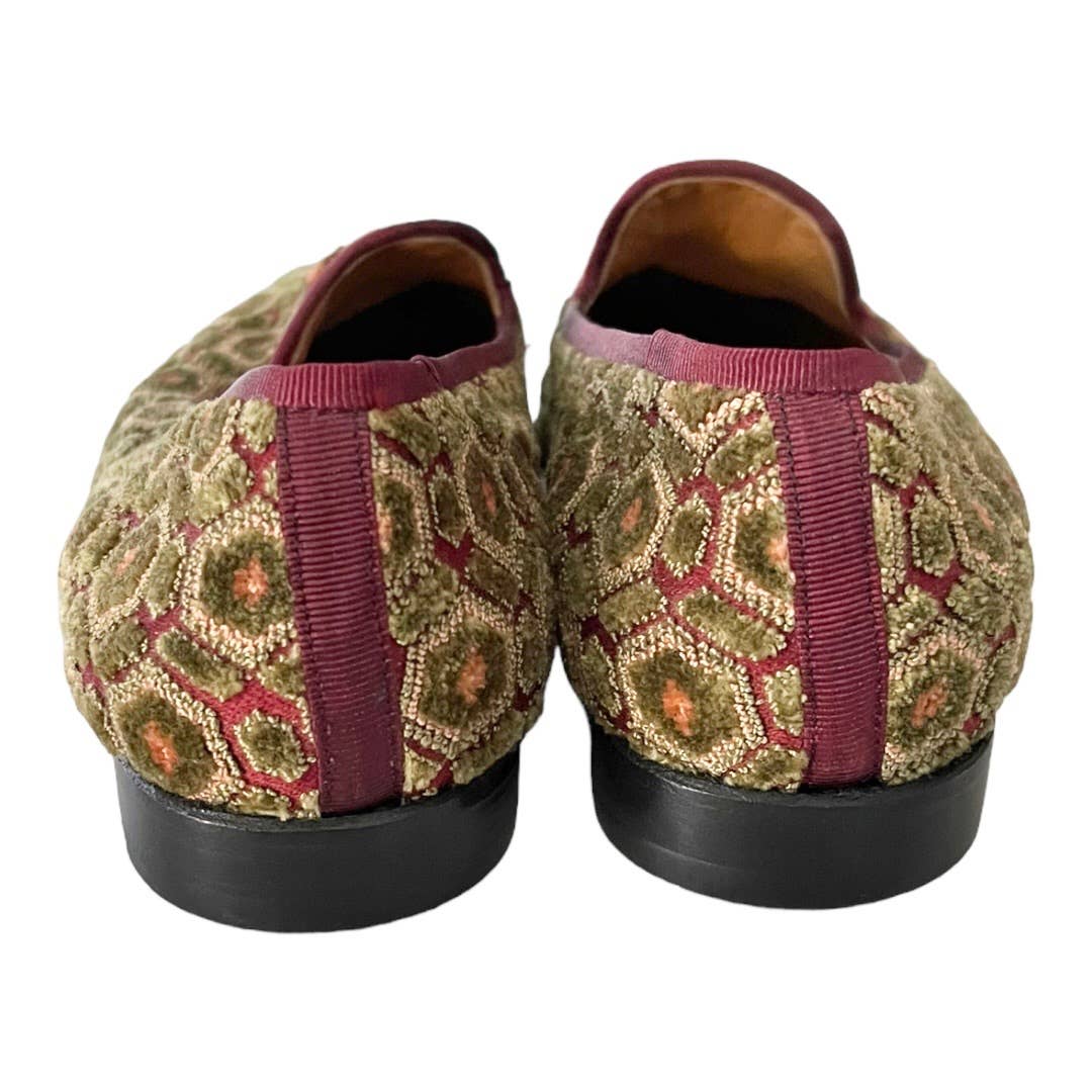 Stubbs & Wooton Geometric Chenille Loafers Shoes Flats 7.5 - Premium from Stubbs & Wootton - Just $199.00! Shop now at Finds For You