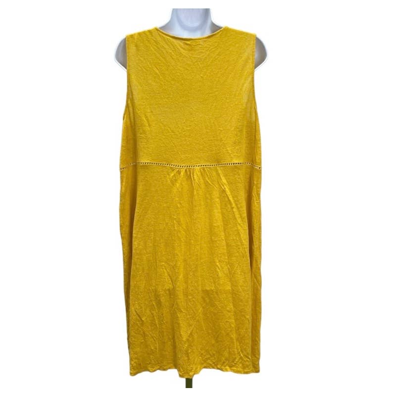 Sundance Sintra Dreams Embroidered Chemise Dress Linen Size M - Premium from Sundance - Just $59.0! Shop now at Finds For You