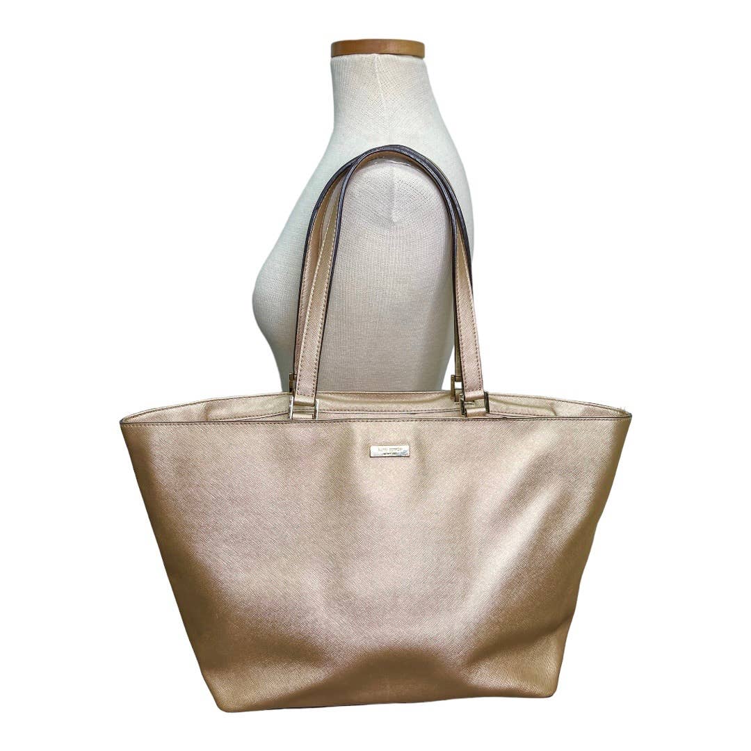 Kate Spade Rose Gold Saffiano Leather Tote Handbag Bag - Premium from Kate Spade - Just $79.0! Shop now at Finds For You