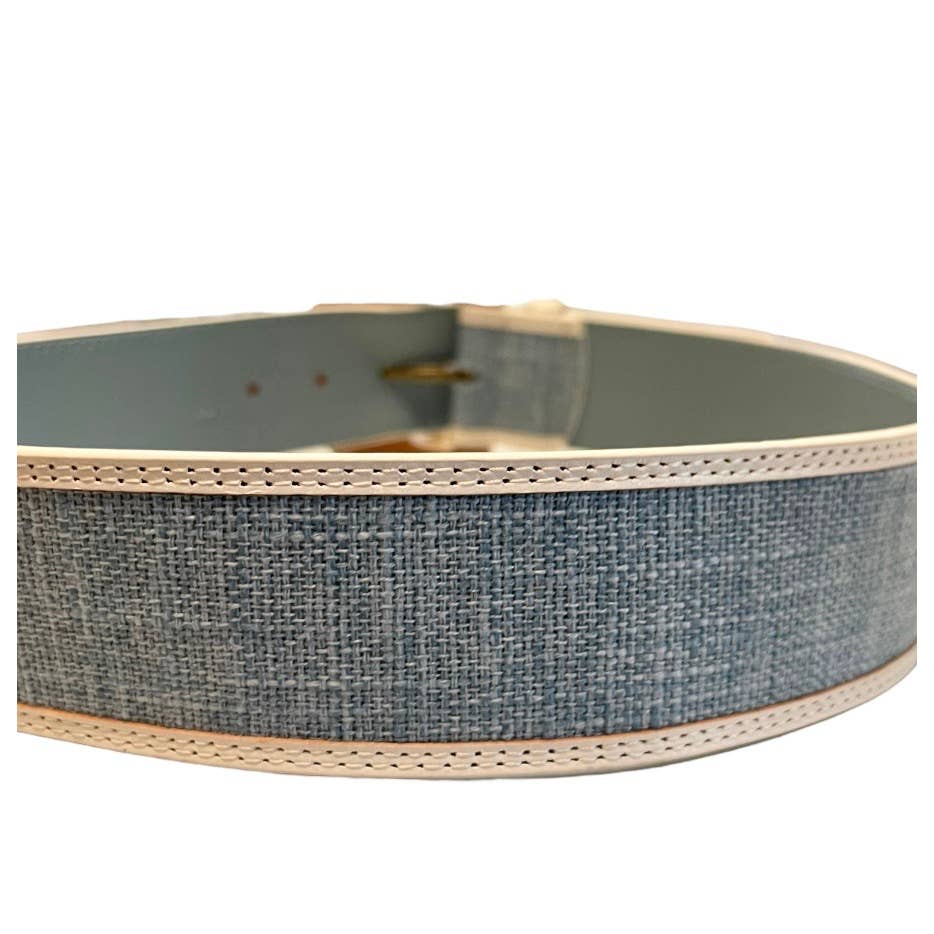 Anthropologie Colorblock Woven Leather Belt Size Medium - Premium from Anthropologie - Just $65.0! Shop now at Finds For You
