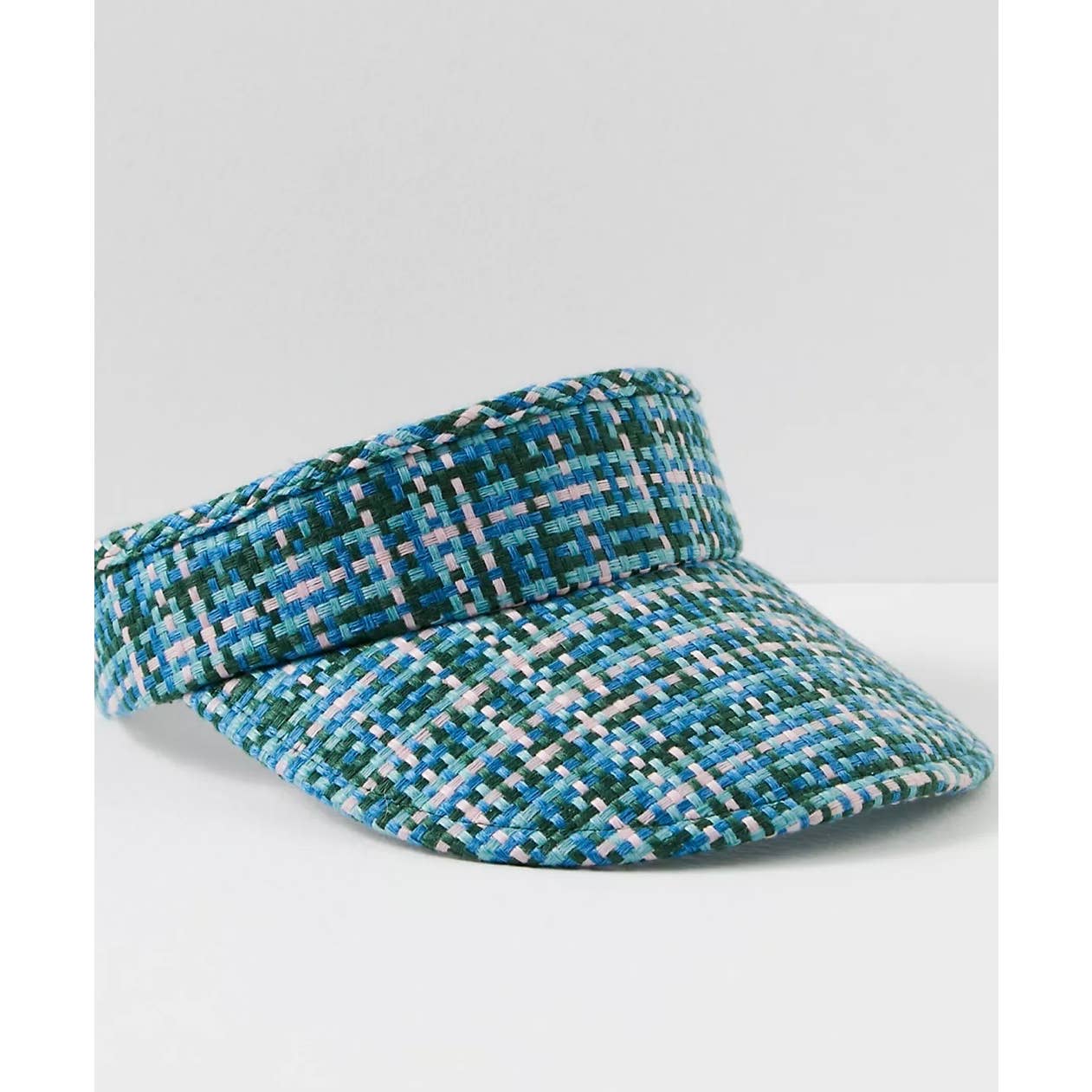 REVOLVE Lele Sadoughi Lawn Check Tweed Visor Preppy New - Premium from Revolve - Just $89.0! Shop now at Finds For You