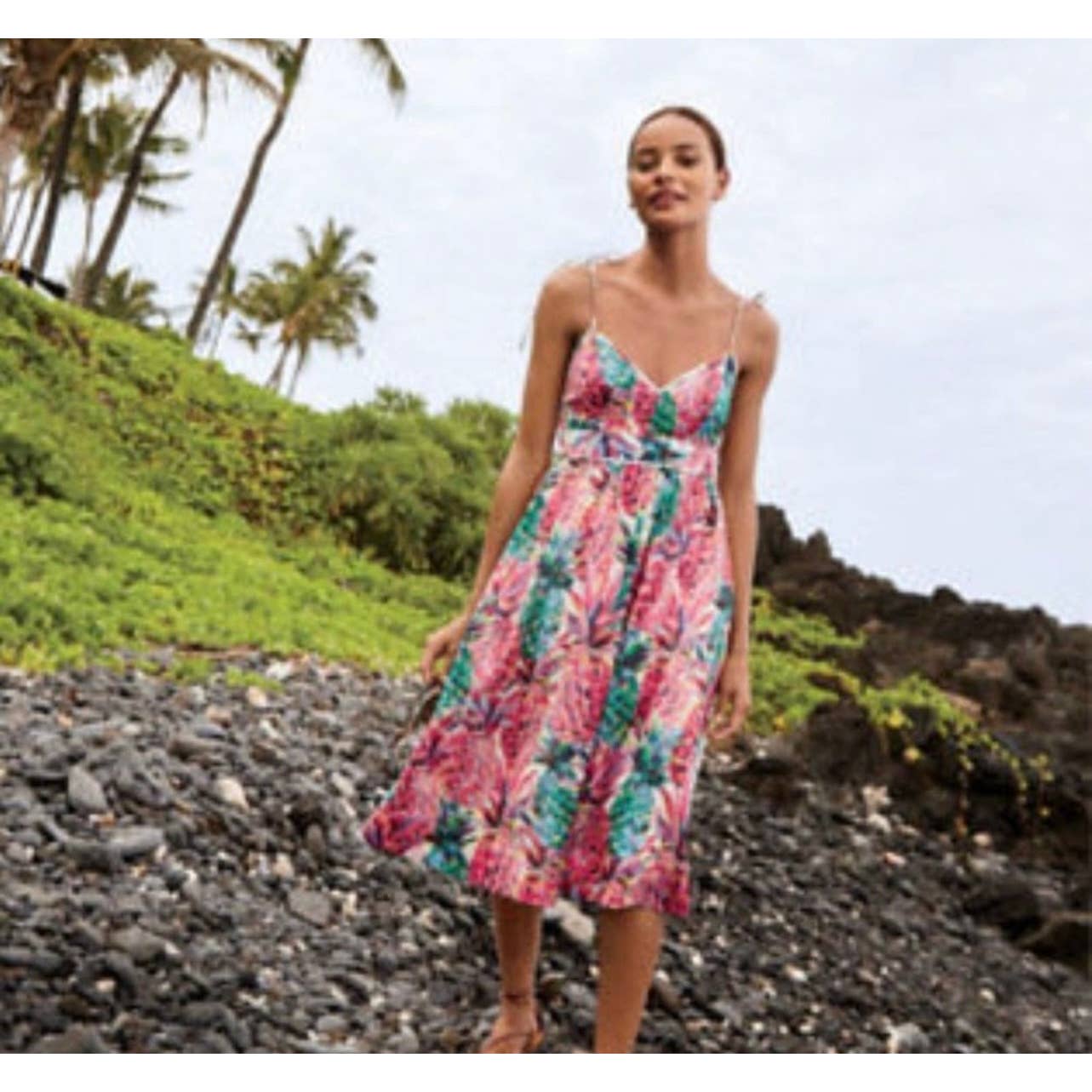 J Crew Ratti Italy Pineapple Midi Dress Size 10 Blogger Favorite - Premium from J. Crew - Just $75.0! Shop now at Finds For You