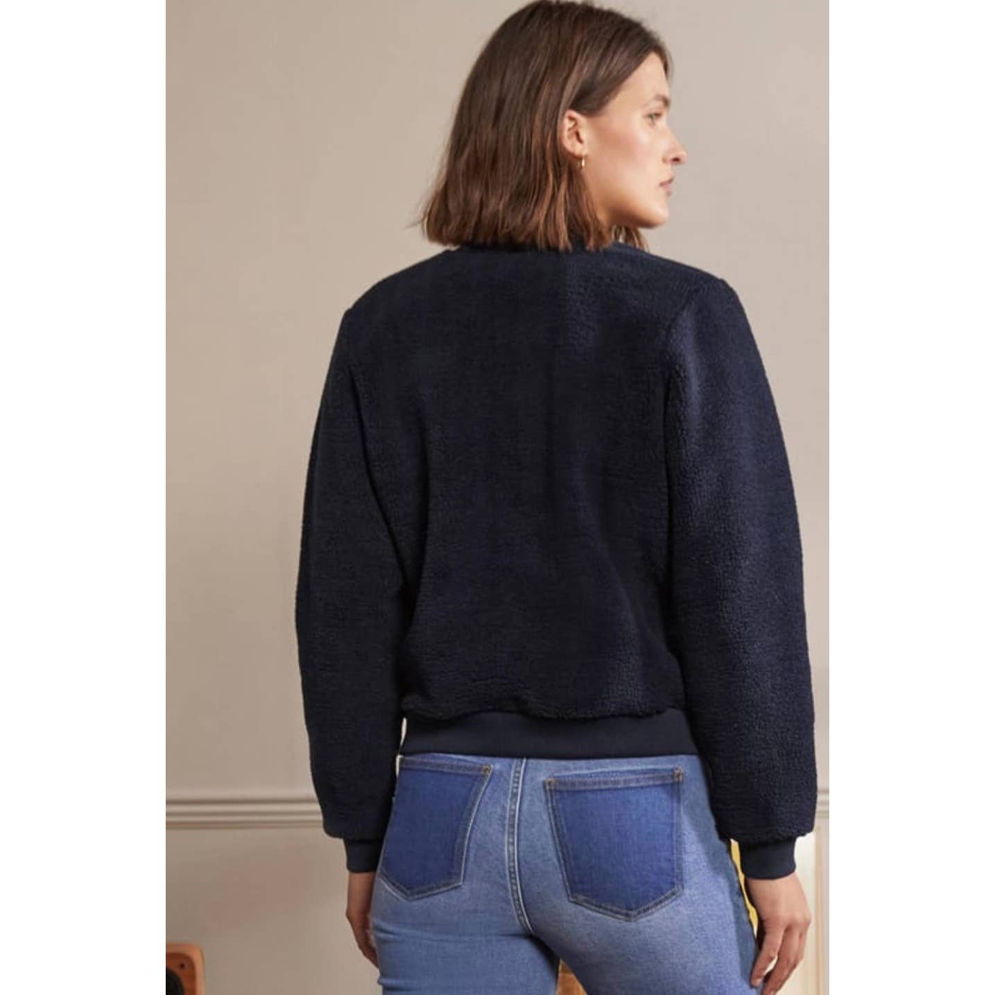 Boden Zip Through Teddy Jacket Coat Size - Premium from Boden - Just $99.0! Shop now at Finds For You