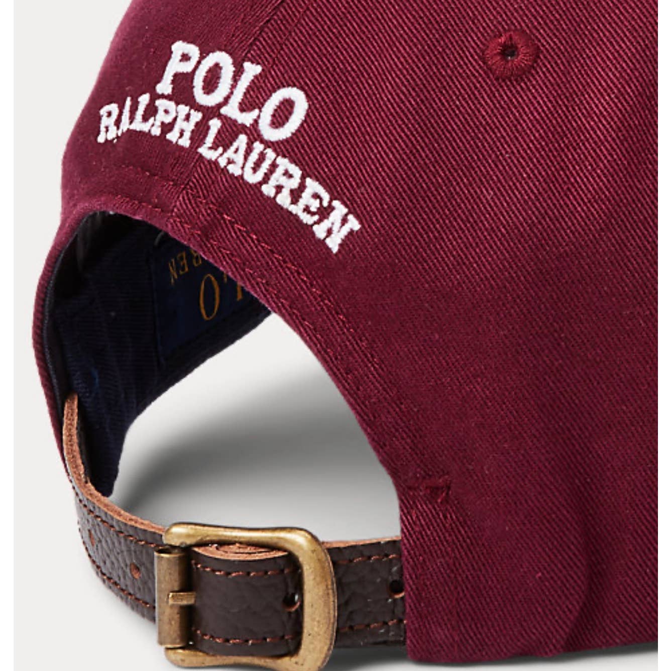 Polo Ralph Lauren Chino Embroidered Bear Baseball Cap Hat One Size Wine - Premium from Polo Ralph Lauren - Just $64.00! Shop now at Finds For You