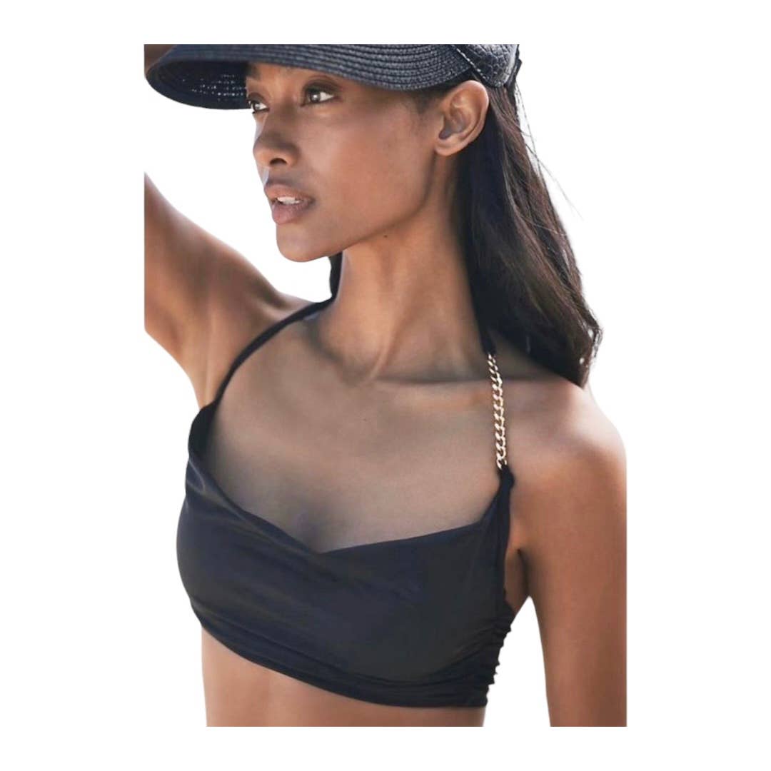 L*SPACE Set Voltaire Bikini Top Estella Bikini a bottom New Black S - Premium from L*SPACE - Just $68.00! Shop now at Finds For You