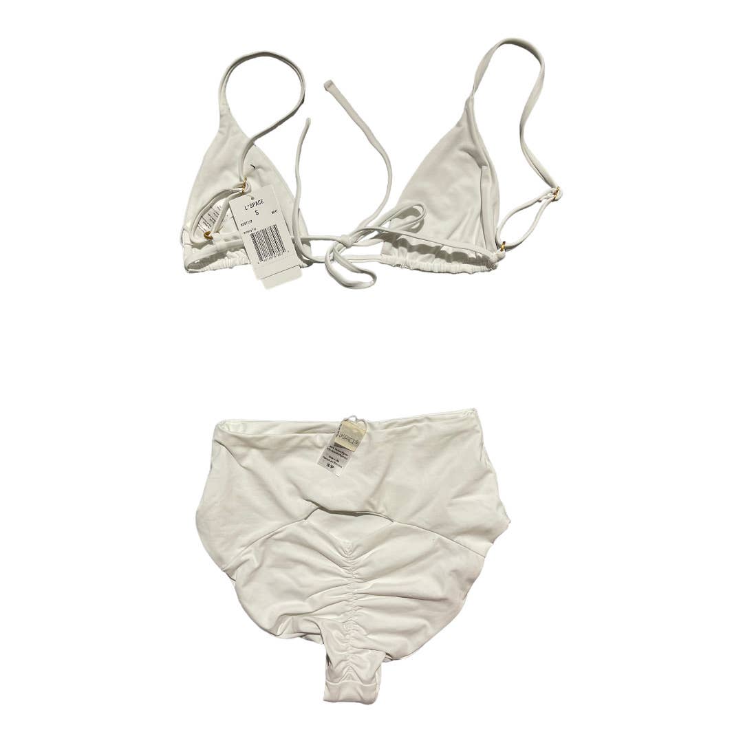 L*SPACE Brittany Beaded Bikini Top Luka Bikini Bottom Swimsuit Size S - Premium from L*SPACE - Just $79.00! Shop now at Finds For You