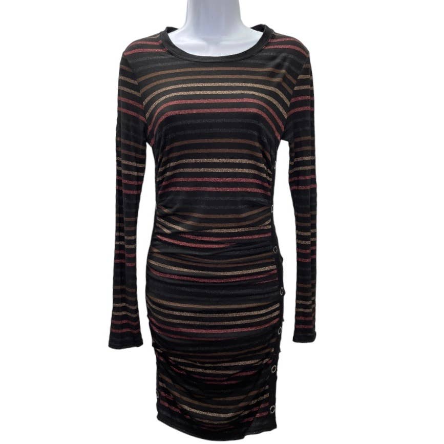 Veronica Beard Daphne Striped Ruched Bodycon Dress Size XS - Premium from VERONICA BEARD - Just $0.0! Shop now at Finds For You