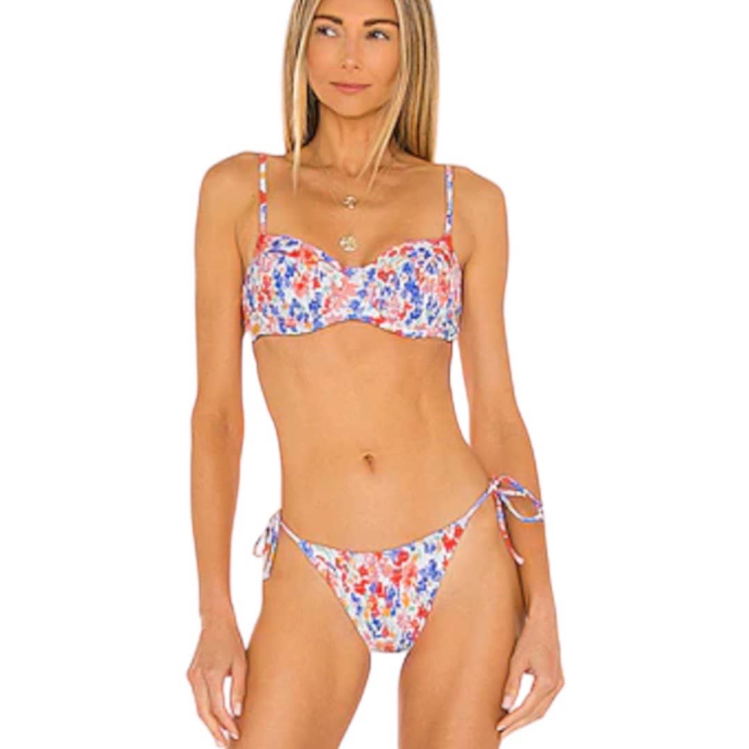 L*SPACE Revolve Set Forever Floral Marley Top Aubrey Barlette Bottoms S - Premium from L*SPACE - Just $129.0! Shop now at Finds For You
