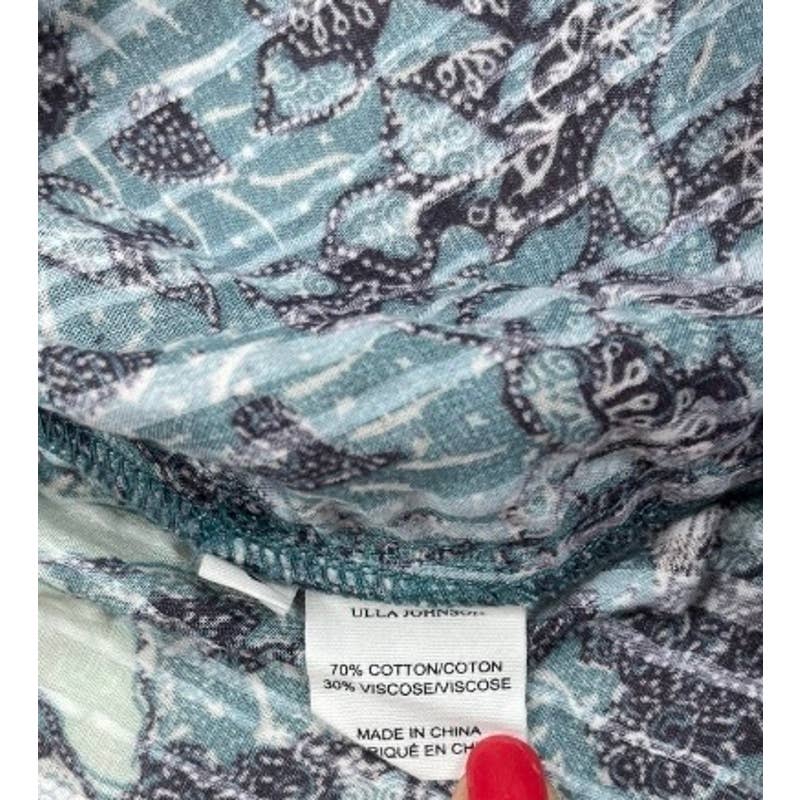 Ulla Johnson Cotton Blend Floral Flutter Dara Top Blouse Size 8 - Premium from Ulla Johnson - Just $139.0! Shop now at Finds For You