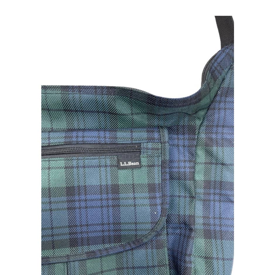 LL Bean Blackwatch Plaid Travel Bag Handbag Purse - Premium from L.L. Bean - Just $50.0! Shop now at Finds For You