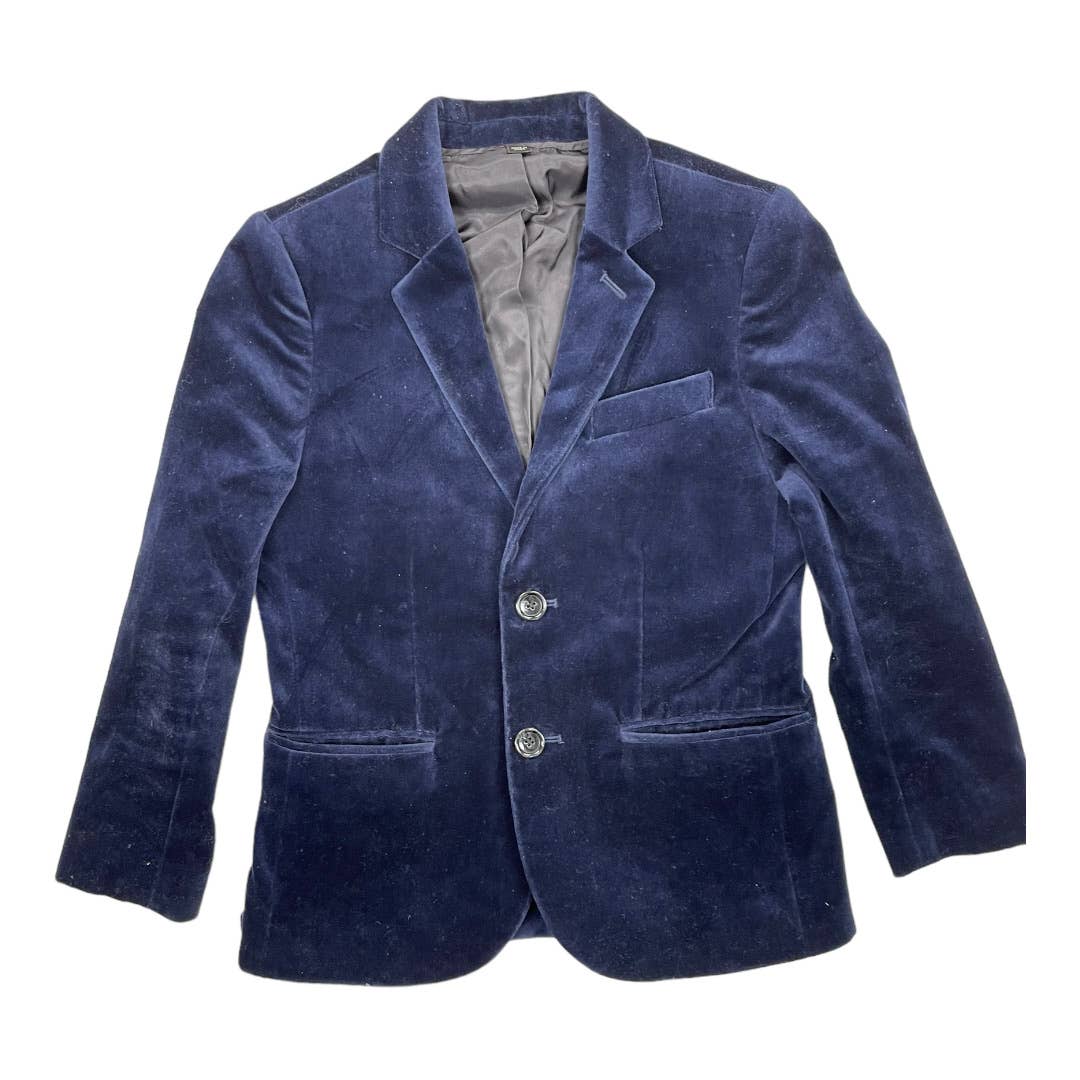 J Crew Crewcuts Ludlow Velvet Blazer Jacket Boys Size 8 Blue - Premium from Crewcuts - Just $89.0! Shop now at Finds For You