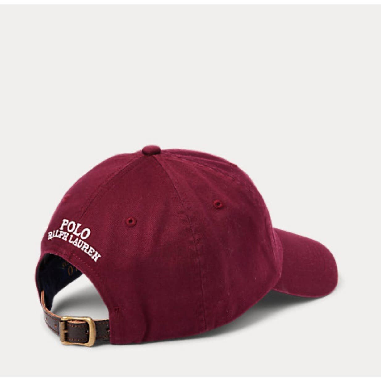 Polo Ralph Lauren Chino Embroidered Bear Baseball Cap Hat One Size Wine - Premium from Polo Ralph Lauren - Just $64.00! Shop now at Finds For You