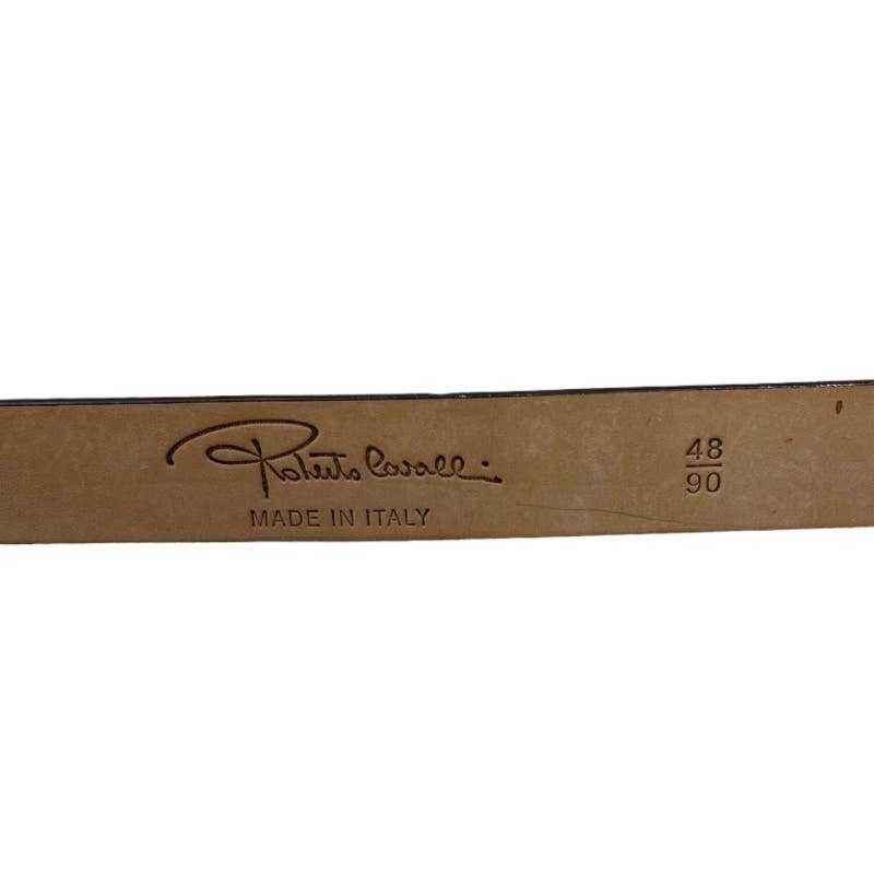 Roberto Cavalli Iridescent Snakeskin Belt Made in Italy 48/90 - Premium from Roberto Cavalli - Just $149.00! Shop now at Finds For You