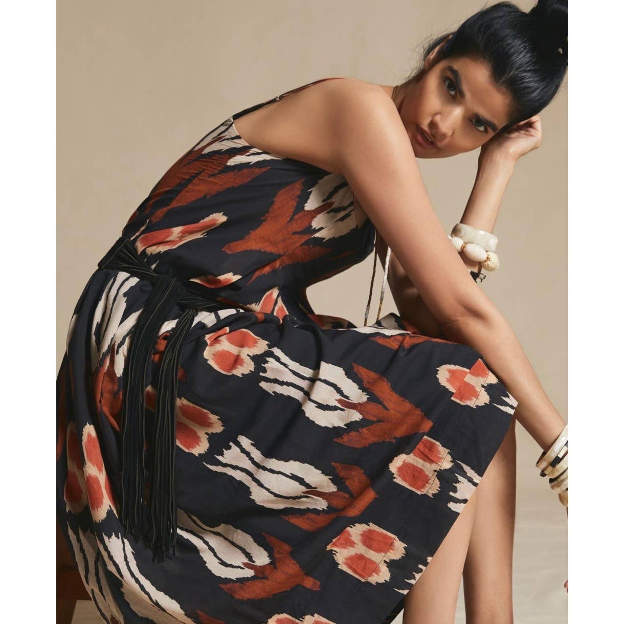 Anthropologie Suede Fringe Tie Belt Plus Size Black New - Premium from Anthropologie - Just $99.0! Shop now at Finds For You