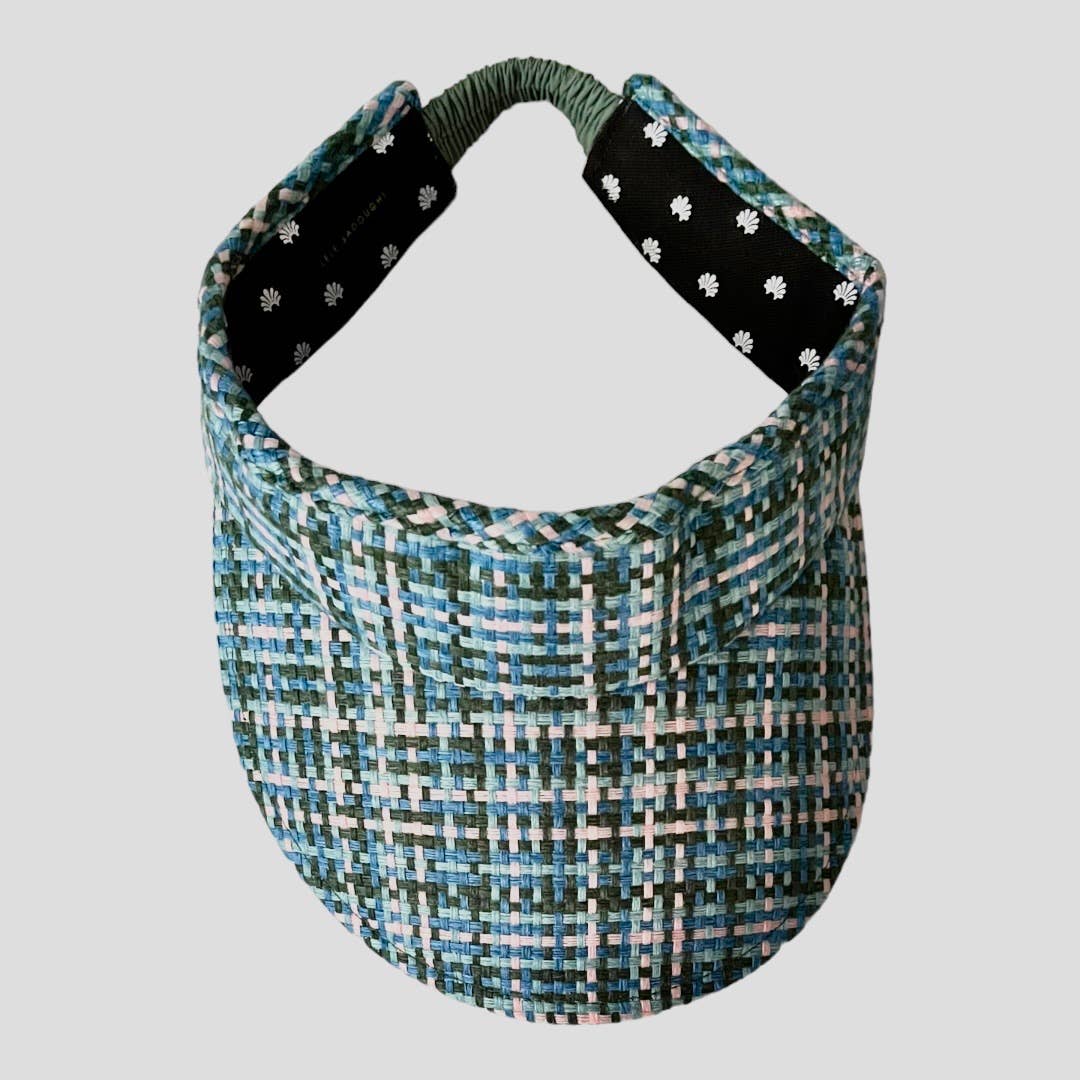 REVOLVE Lele Sadoughi Lawn Check Tweed Visor Preppy New - Premium from Revolve - Just $89.0! Shop now at Finds For You