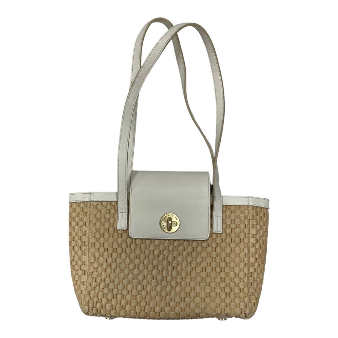 Spartina 446 Bamboo Moon Layla Woven Leather Shoulder Bag Handbag - Premium from Spartina 449 - Just $189.00! Shop now at Finds For You
