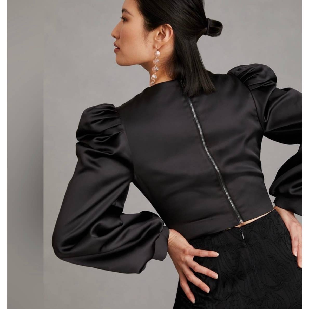Anthropologie Mare Mare Puffsleeve Top Size 2X Black New Plus Size - Premium from Anthropologie - Just $119.0! Shop now at Finds For You