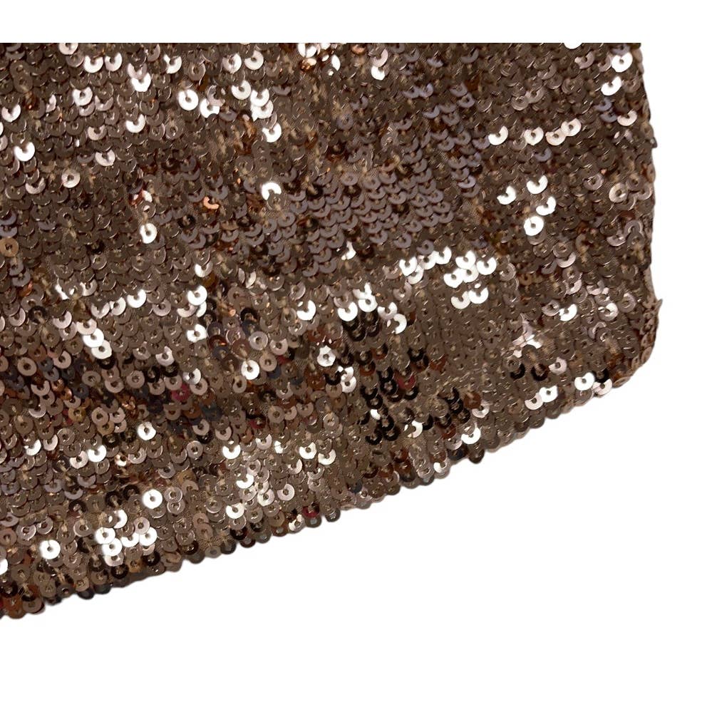 Anthropologie Rose Gold Sequin Shorts Size 6 New - Premium from Anthropologie - Just $89.0! Shop now at Finds For You