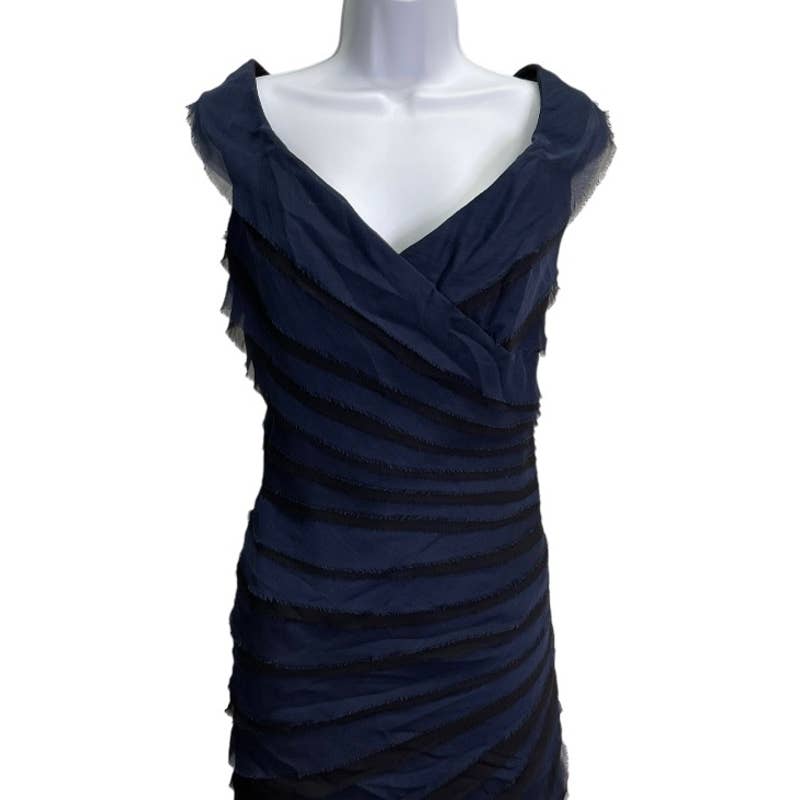 Liancarlo Couture Rippled Silk Dress Size 12 - Premium from Liancarlo - Just $139.0! Shop now at Finds For You