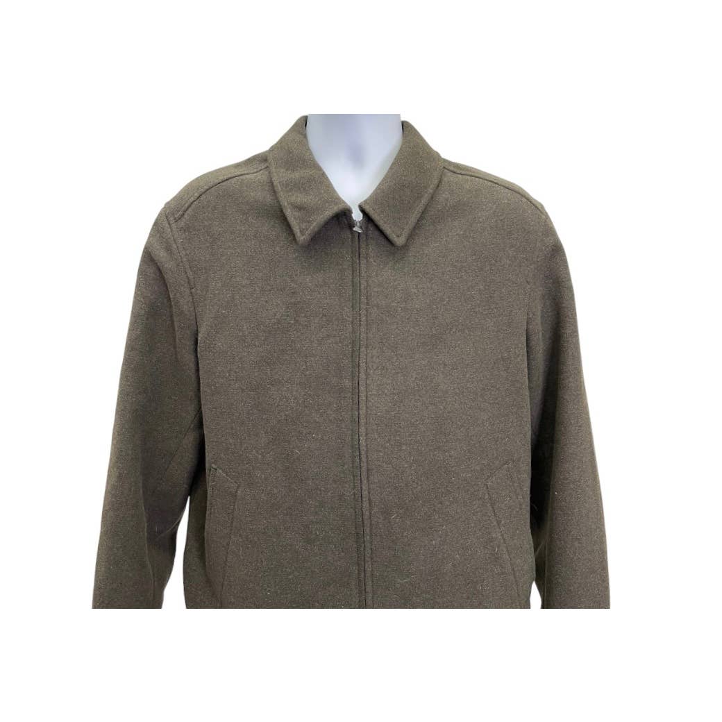 Uniqlo Single Collar Blouson Zip Jacket Coat Size Large Mens - Premium from Uniqlo - Just $79.0! Shop now at Finds For You