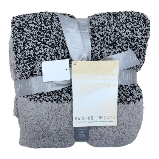 Barefoot Dreams Luxe Heathers Striped Throw Blanket - Premium from Barefoot Dreams - Just $109.0! Shop now at Finds For You